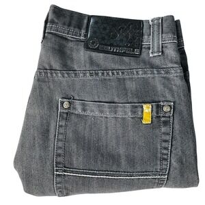 Vintage SouthPole Pants Mens 34x30 Dark Wash Black Grunge Emo‎ Skate Jeans Read